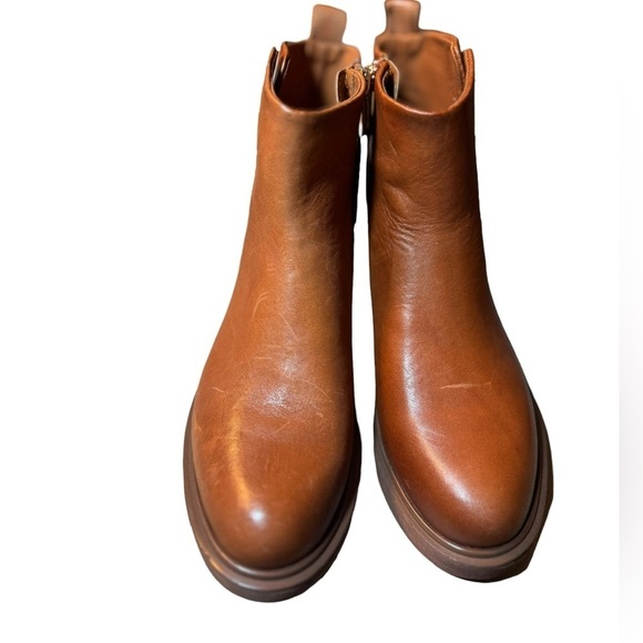 Franco Sarto Bealy Leather Ankle Boots sz 5 M - Picture 5 of 10